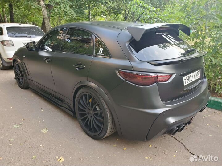 Тюнинг спойлер верхний для infiniti QX70 FX37