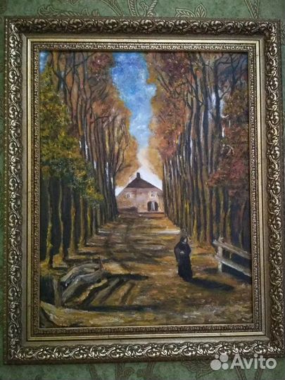 Картина маслом по мотивам Ван Гога