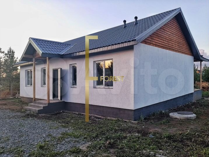 Коттедж 120 м² на участке 11 сот.