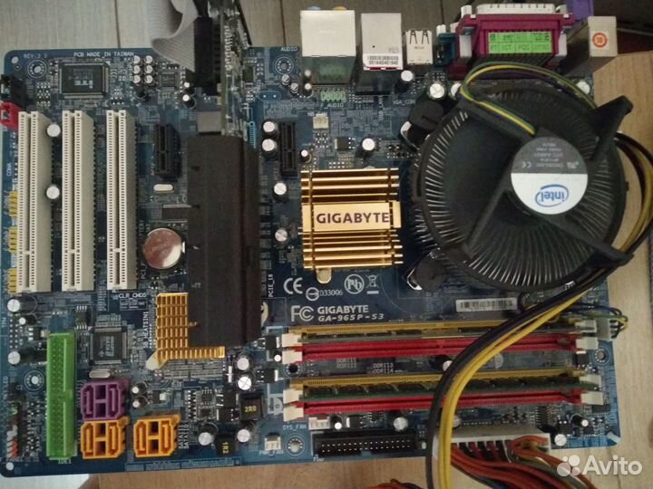 Материнская плата gigabyte GA-965P-S3, LGA775
