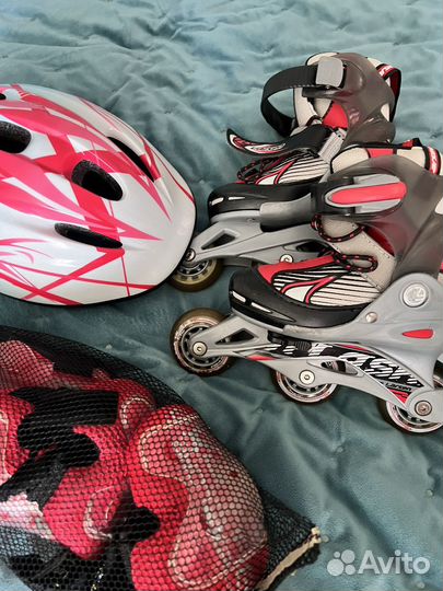 Роликовые коньки детские раздвижные 26-29