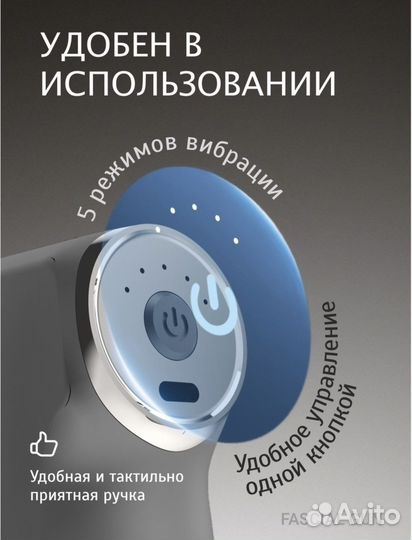 Перкуссионный массажер Fascial GUN