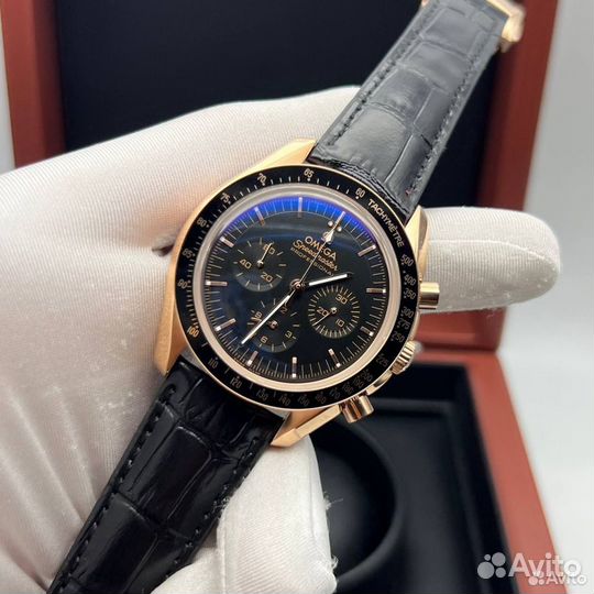 Часы Omega Speedmaster black gold