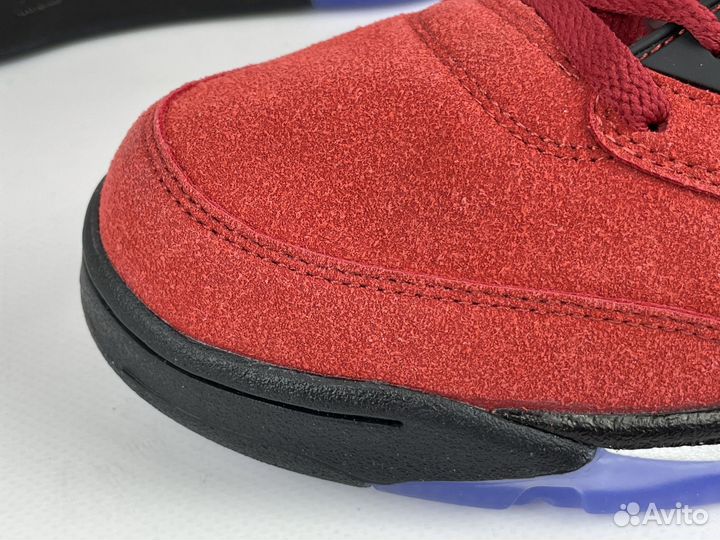 Кроссовки Nike Air Jordan 5 raging bull red