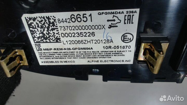 Переключатель отопителя Chevrolet Malibu 2018, 202