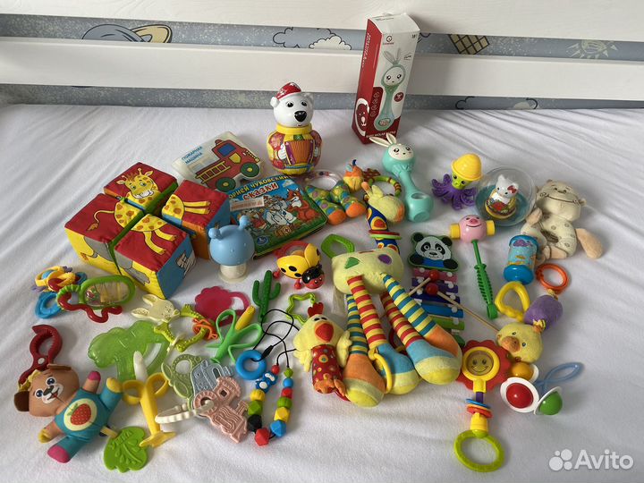 Игрушки развивающие погремушки грызунки пакетом