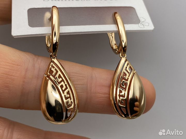 Серьги версаче