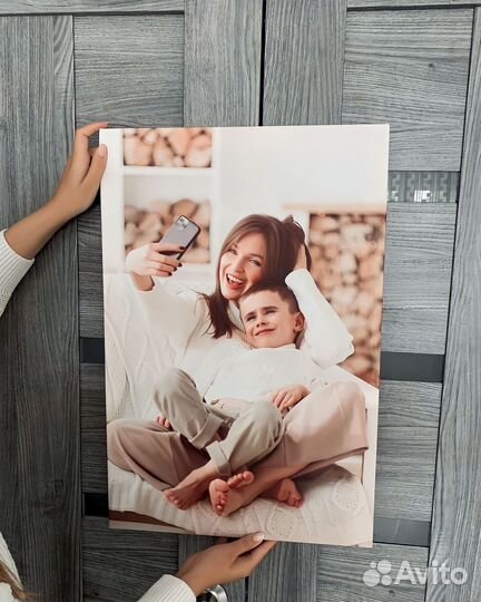 Портрет по фото на холсте