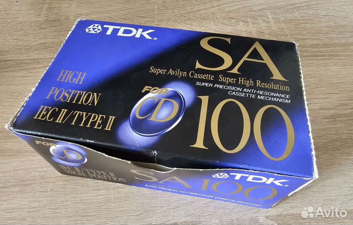 Аудиокассеты TDK SA-100ET