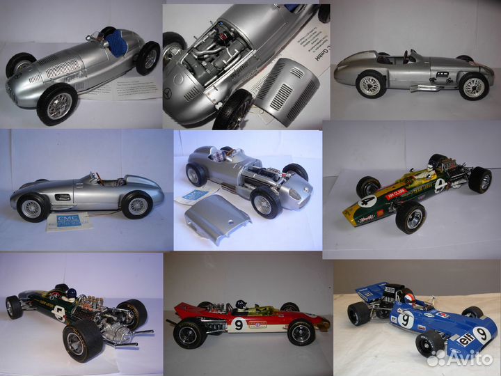 1/18 Формула-1 F1 McLaren Ferrari Williams и др