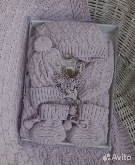 Вязаный комбинезон (комплект)