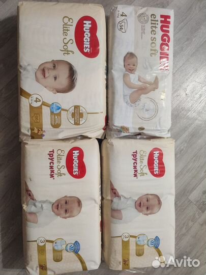 Подгузники huggies elite soft