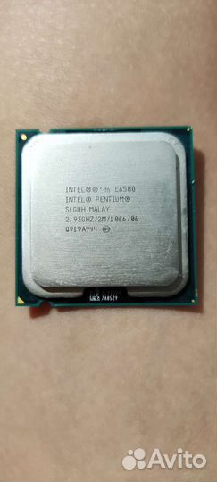 Процессор intel pentium E6500