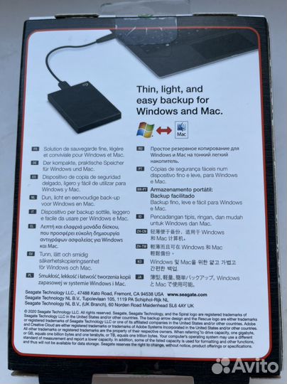 Жёсткий диск Seagate One Touch Portable 2Tb HDD