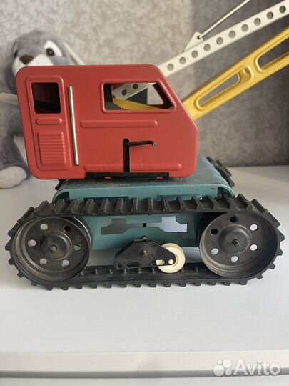 Игрушка экскаватор СССР