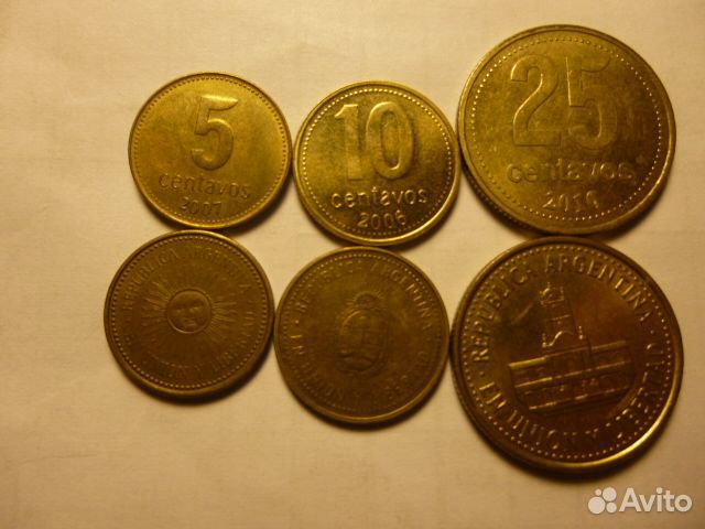 Монеты Аргентины