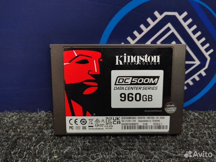 SSD накопитель Kingston DC500M 960GB