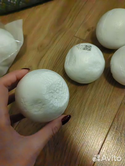 Пенопластовые шарики (заготовки для игрушек)