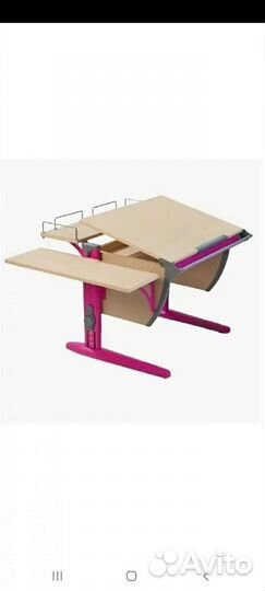 Растущий стол+ растущий стул+ портфель в подарок