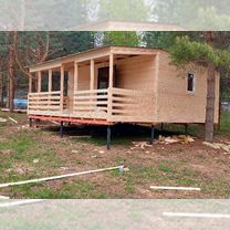 Дачные домики под ключ холодный вариант, Кашира