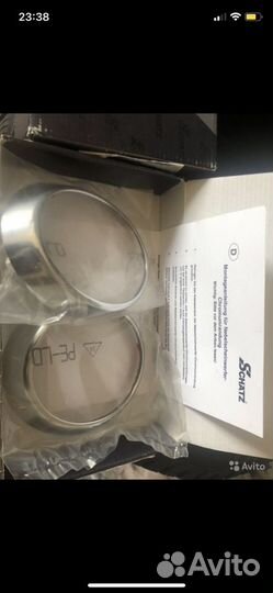 Хромированные накладки на противотуманки ML164