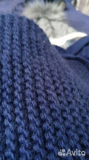 Шапка и снуд зимние для мальчика на 2-3 года новые