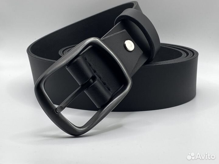 Мужской ремень кожаный, ручная работа