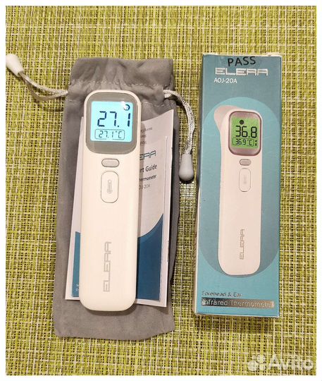 Бесконтактный инфракрасный термометр elera