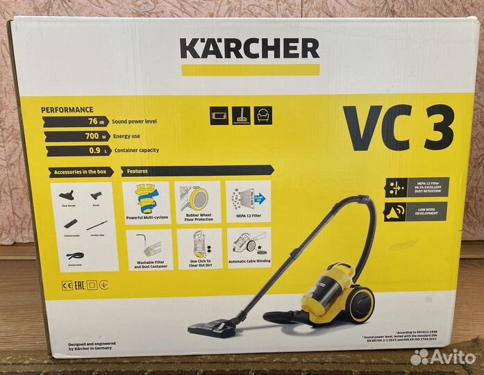 Пылесос karcher vc 3