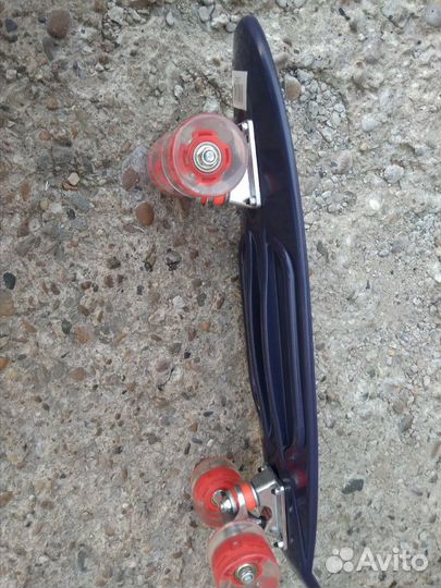 Пенниборд (светодиодная подсветка колес)