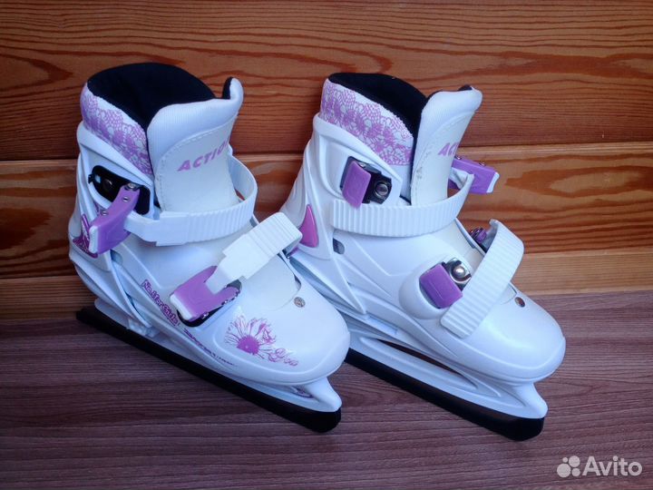 Коньки детские раздвижные р.29-32