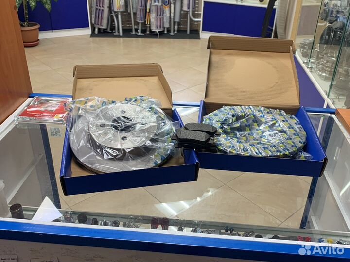 Комплект задних тормозных дисков салярис рио 3