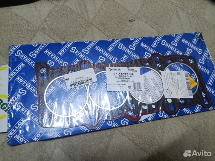 Прокладка головки блока цилиндров fiat Punto