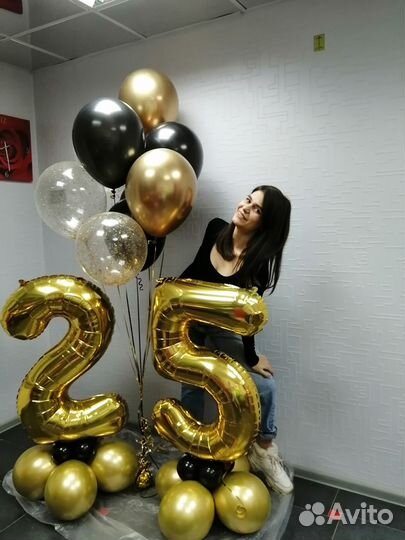 Воздушные шары цифры