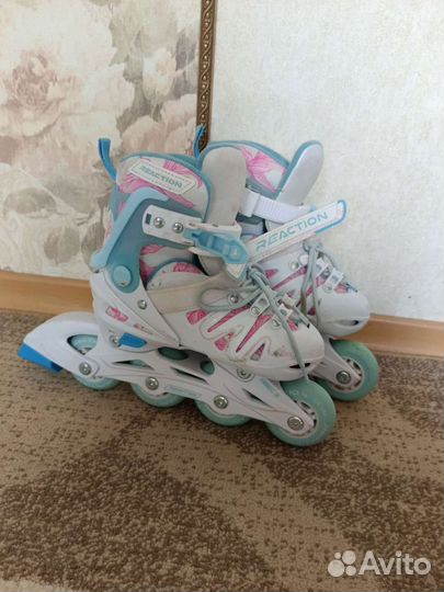 Роликовые коньки детские раздвижные