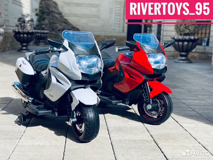 Детский электромобиль superbike - moto A007MP