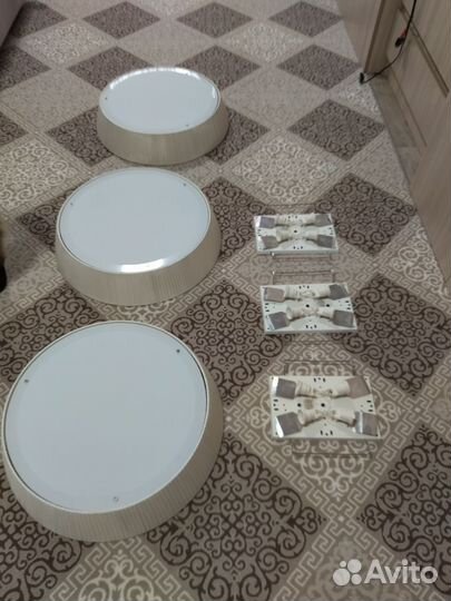 Люстры (стекло/абажур)