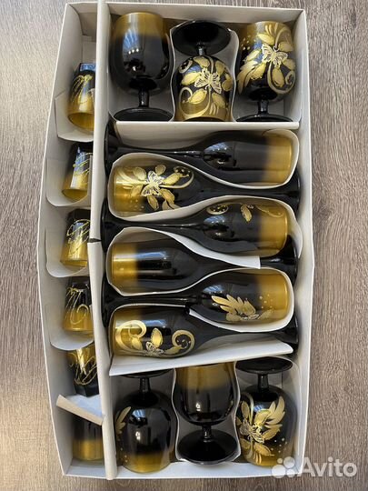 Подарочный хрустальный набор на 6 персон