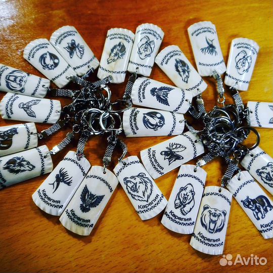 Сувениры севера из рога и кости
