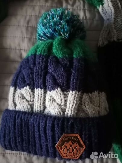 Комплект шапка и шарф для мальчика