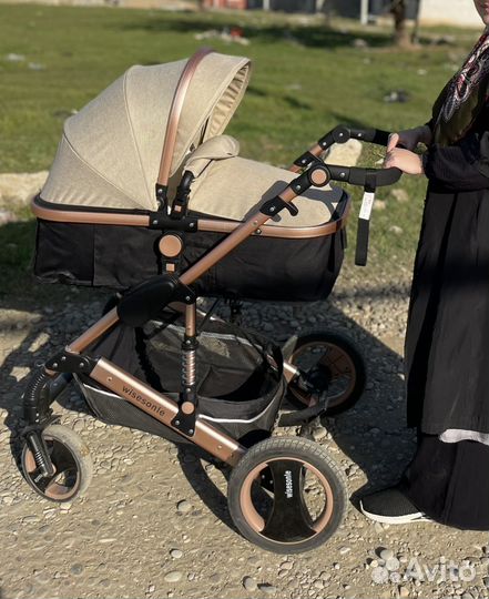 Коляска 2 в 1 wisesonle