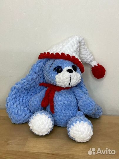 Вязаная игрушка в подарок Валентинка