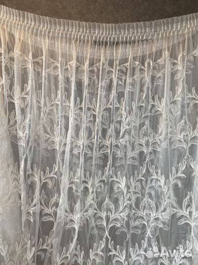 Тюль, шторы готовые б/у