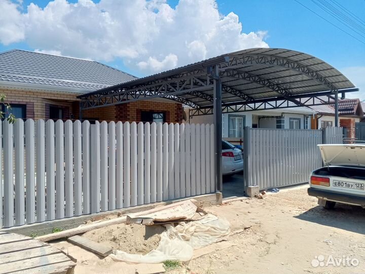 Навесы, козырьки, заборы