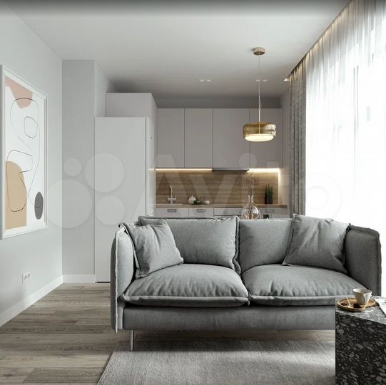 2-к. квартира, 58 м², 1/4 эт.