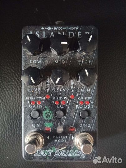 Гитарная педаль dut beardy islander