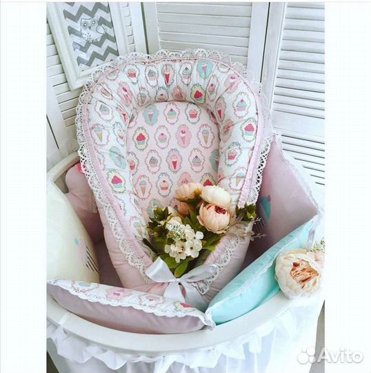 Кокон гнездышко для новорожденных