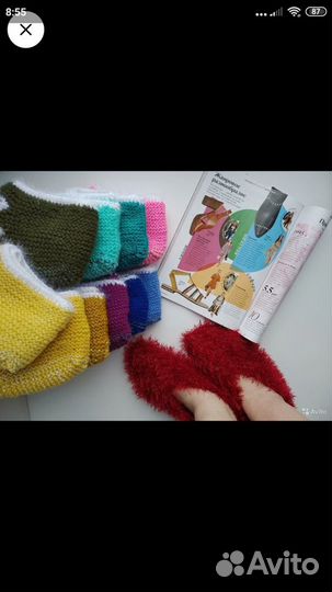 Носки. Носочки. Домашние уютные носочки, тапочки