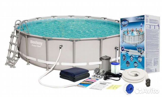 Каркасный бассейн 366х76,457х122