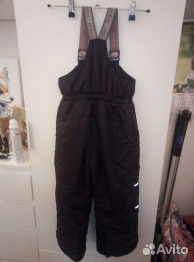 Теплые брюки для девочки, рост 116-122